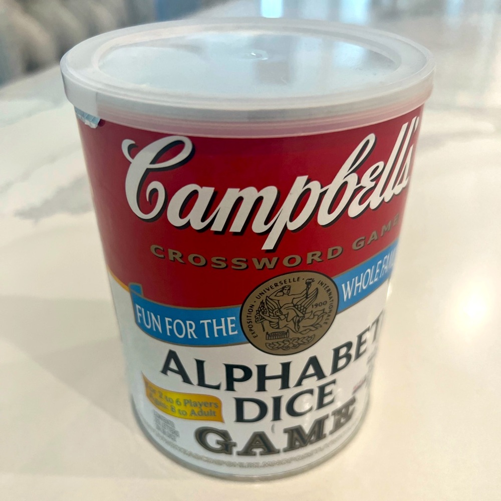 TDC Games Campbell’s Alphabet Dice Game